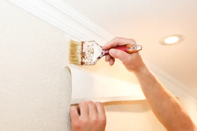 Pose de papier peint à Moulines — revêtements muraux et toiles de verre